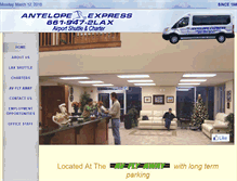 Tablet Screenshot of antelopeexpress.com